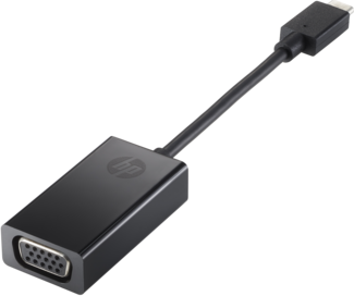 Adapter USB HP USB-C - VGA Czarny (N9K76AA)
