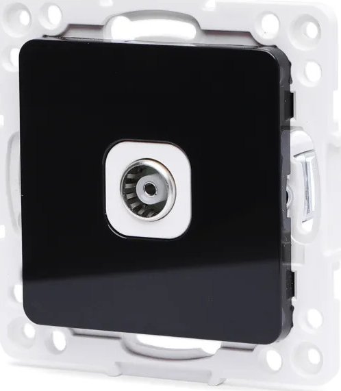 Aigostar Gniazdo antenowe pojedyncze typu niemieckiego/francuskiego klawisze Gniazdo antenowe pojedyncze typu niemieckiego/francuskiego klawisze