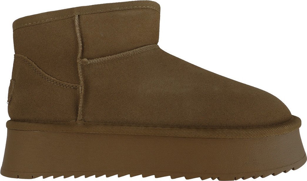 Buty damskie skórzane Solo Soprani Couture Hugh Platform oliwkowe SSW421P05 06 40