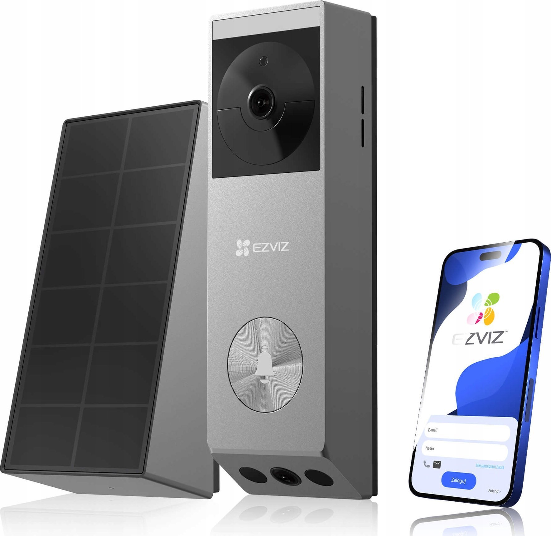 Ezviz Zasilany bateryjnie wideodomofon Ezviz EP3X (3MP+2MP)