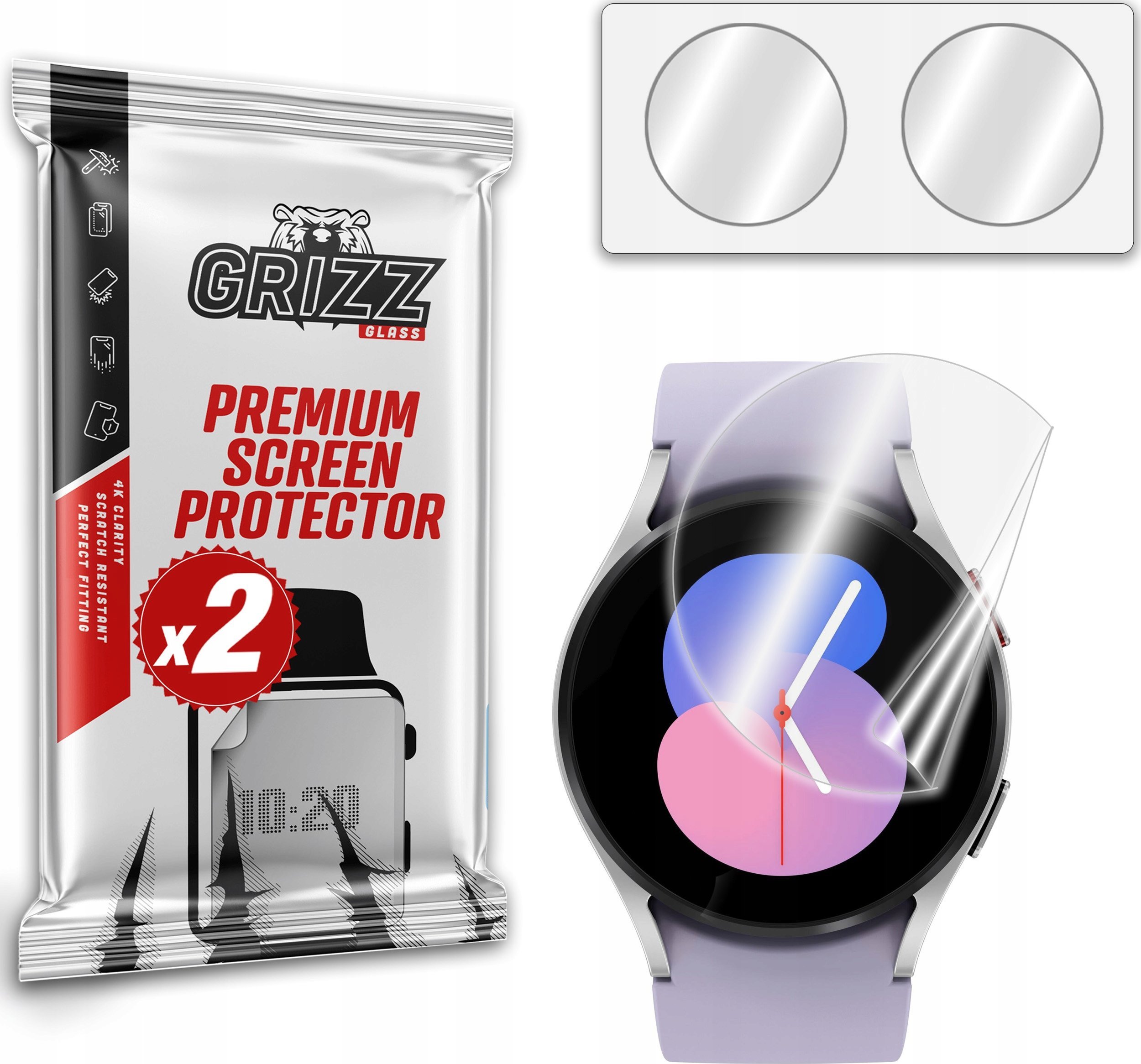 GrizzGlass Folia ceramiczna Grizz CeramicFilm Samsung Galaxy Watch 5 40mm