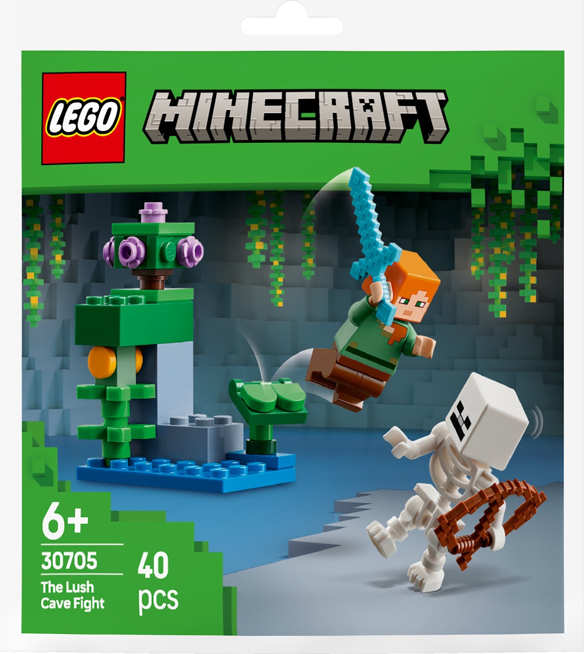 LEGO Minecraft Walka w bujnej jaskini (30705)