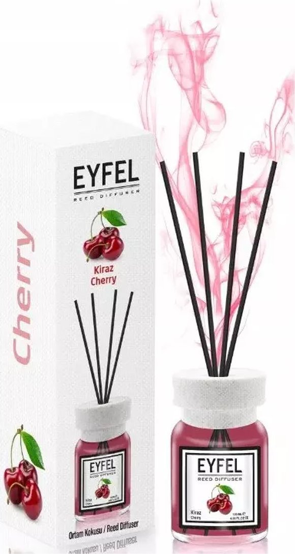 Eyfel Dyfuzor zapachowy z patyczkami Wiśnia 120ml