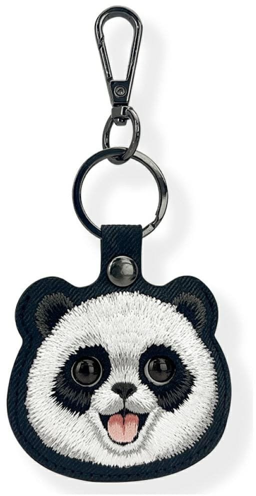 Etui na lokalizator / brelok Nimmy New Big Eyed Pet 2.0 Panda czarny