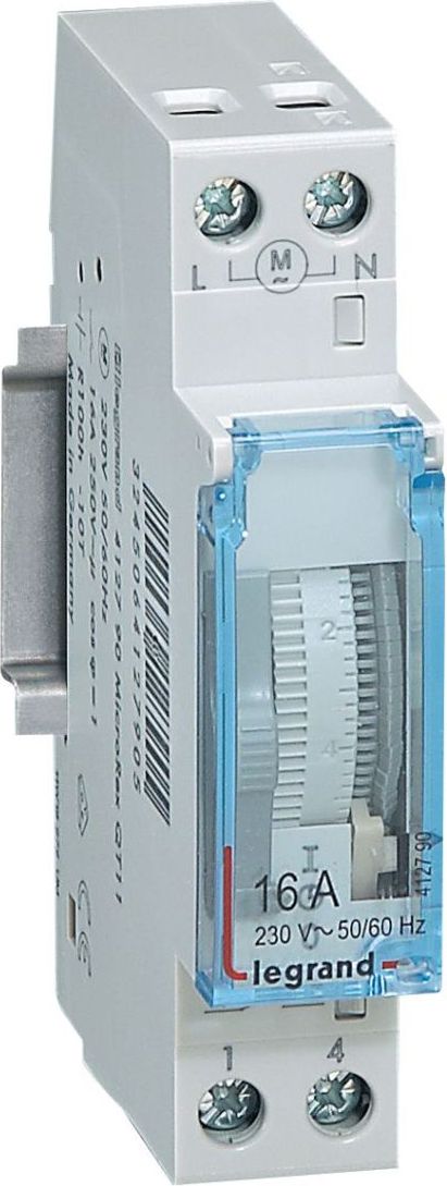 Legrand Programator czasowy analogowy PA 340 230V 50/60Hz 1 styk zwierny - 412790