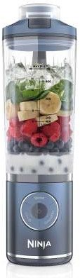 Ninja BC251EUNV blender 0,57 l Przenośny mikser Niebieski, Przezroczysty