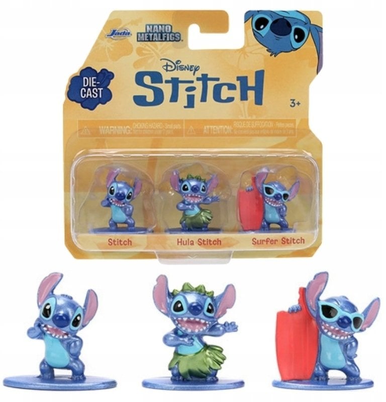 JADA Stitch figurka metal 3pak 4cm 9336322314