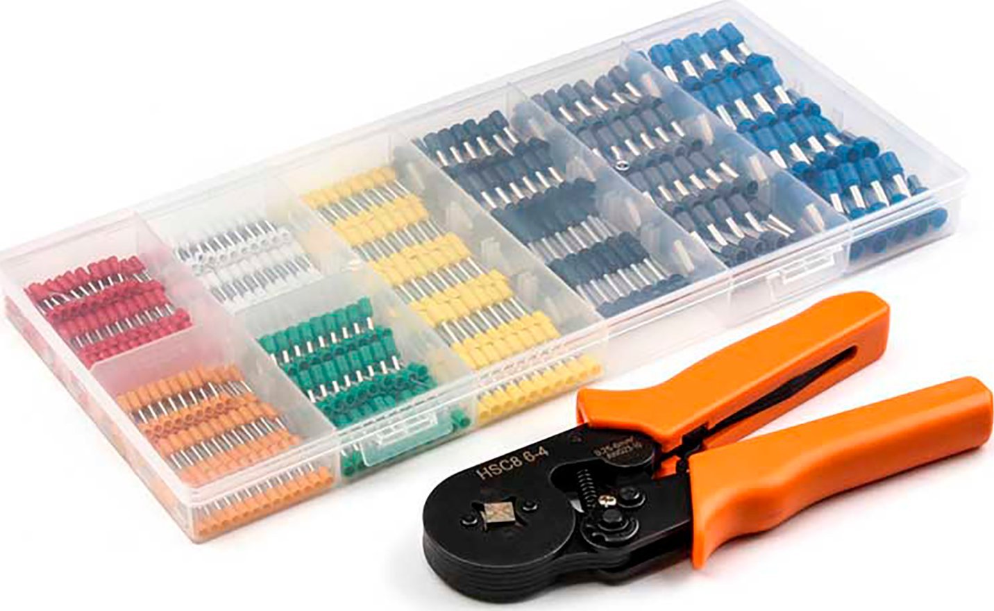 LP Zestaw zaciskarka z zakończeniami kabla izolowanymi. E5936