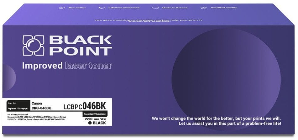 [LCBPC046BK] Toner BP (Canon CRG-046BK)