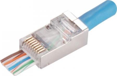 Alantec Wtyk przelotowy RJ45 STP kat.5e (op.100 szt) (WT116)