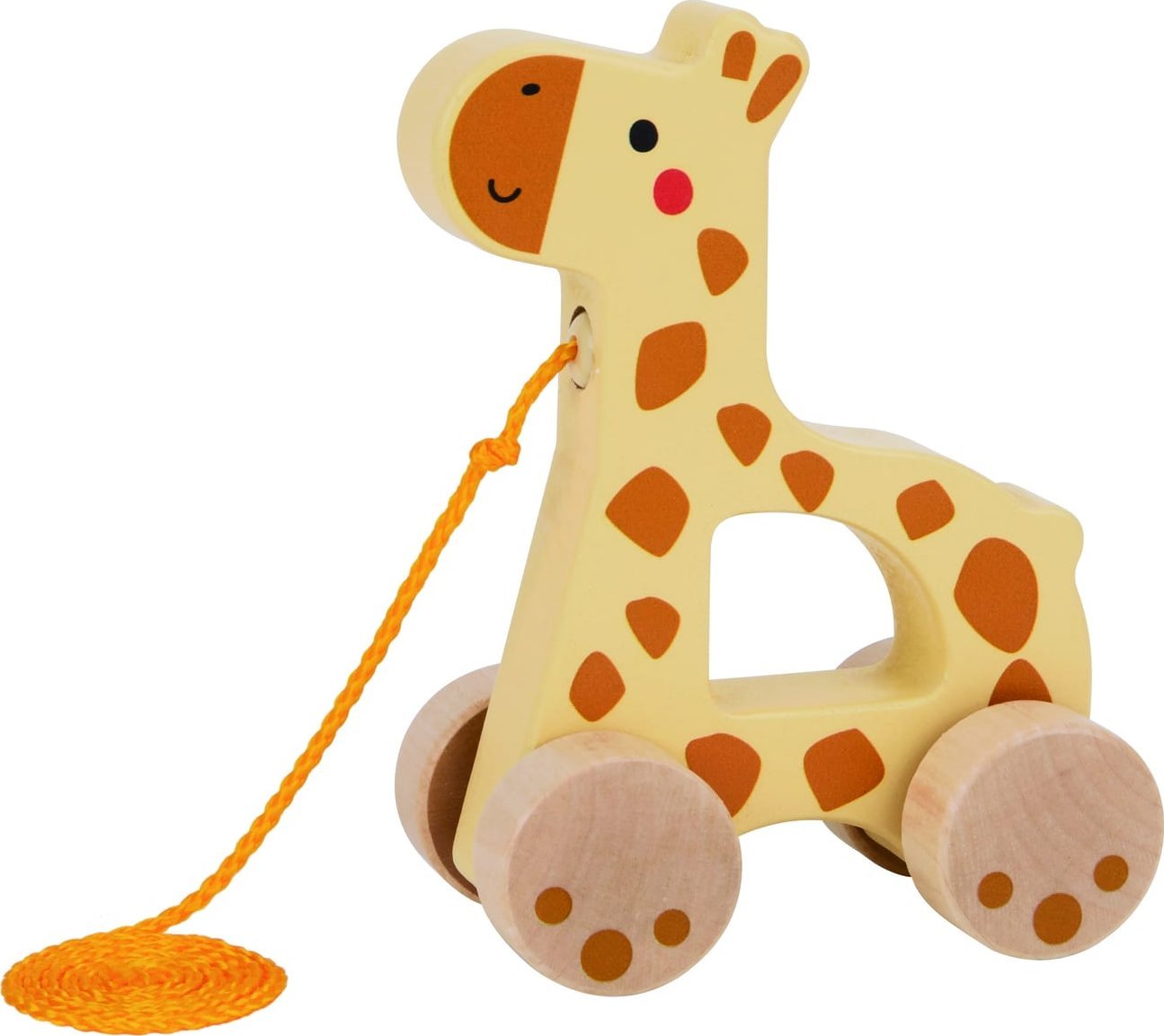 Tooky Toy TOOKY TOY Żyrafka do Ciągnięcia Drewniany
