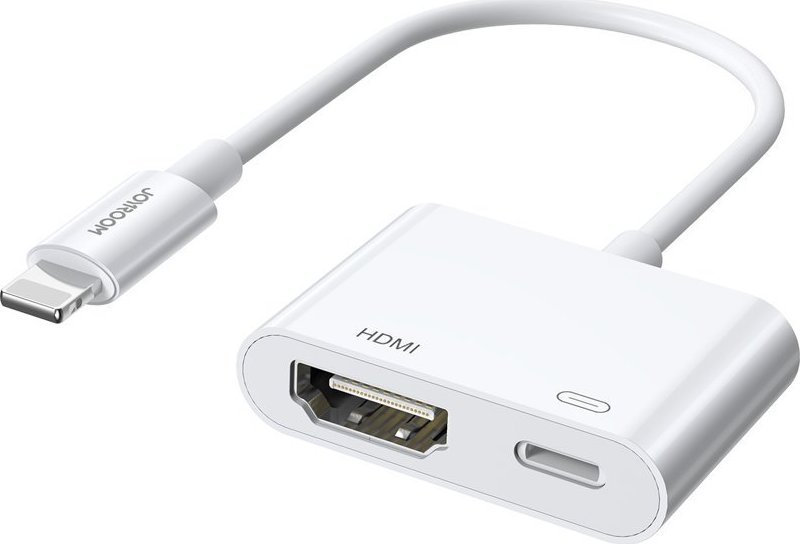 Adapter USB Joyroom S-H141 USB-C - HDMI + USB-C Biały (6941237153449)