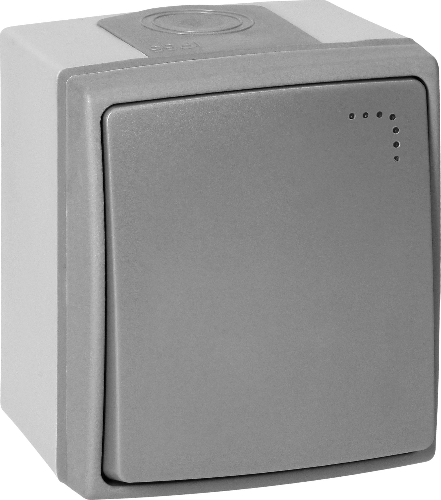 Orno Przycisk dzwonek z podświetleniem AQUATIC PRO IP 55 szaro-grafitowy