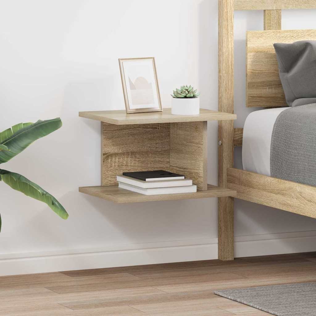 vidaXL Stolik nocny 2 pcs Dąb Sonoma 40 x 30 x 25 cm