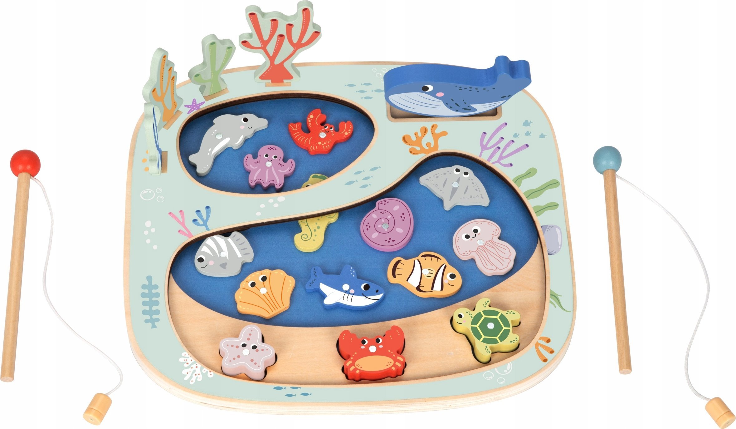 ML TOOKY TOY Złowić Rybkę Gra Zręcznościowa Układanka Montessori