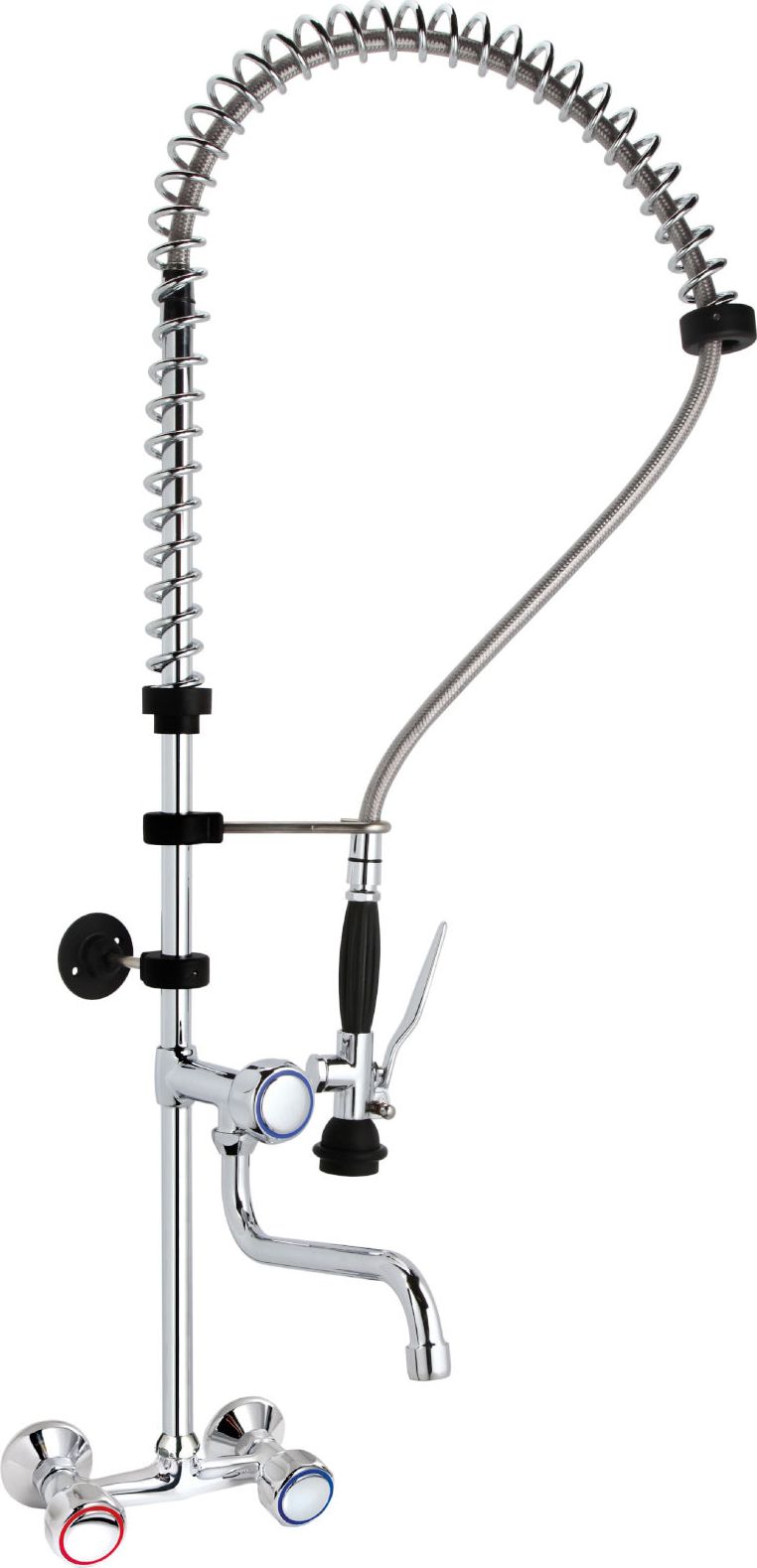 Bateria kuchenna Hendi ścienna chrom (810293)