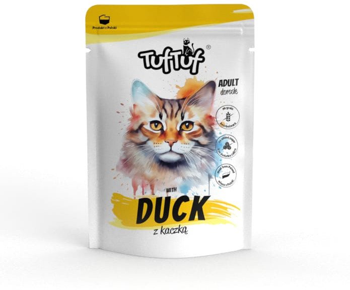 TufTuf Kot saszetka dla kota z kaczką 100g