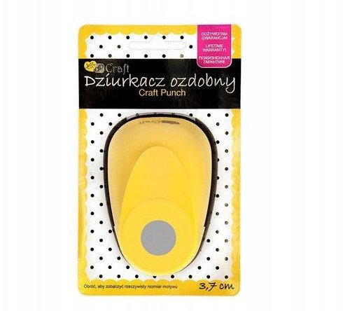 Dziurkacz ozdobny 3,7cm koło