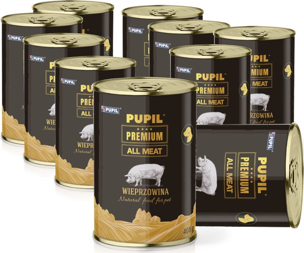 Pupil Premium Karma mokra dla psa PUPIL Premium All Meat GOLD wieprzowina 10 x 400 g