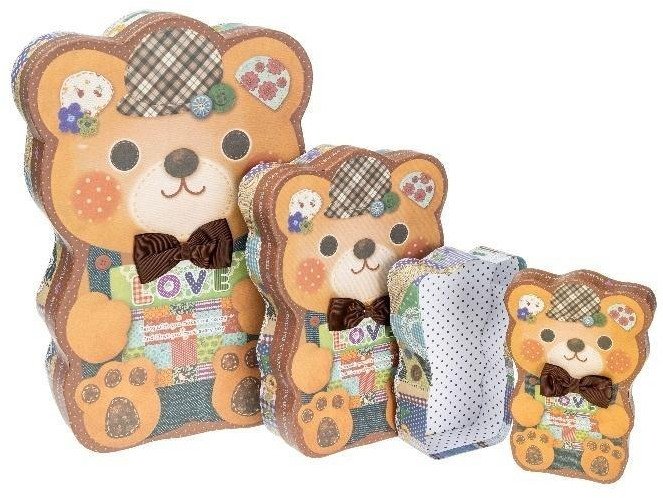 Pudełko Flower Box 3szt Miś ROZETTE