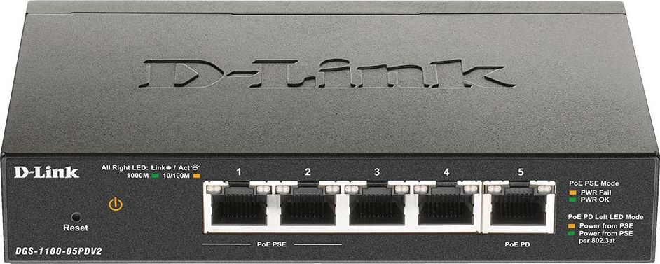 Switch D-Link DGS-1100-05PDV2