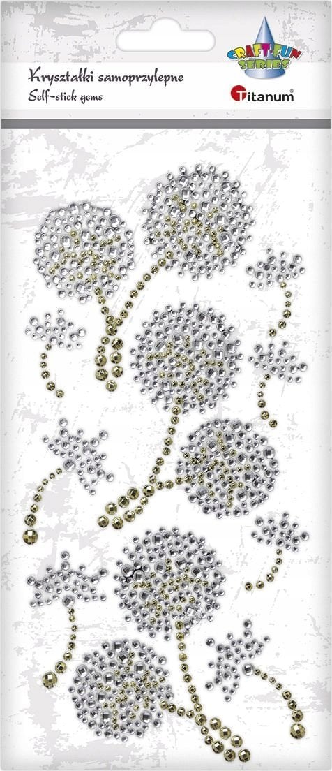 Craft with Fun Kryształki samoprzylepne dmuchawce 10szt