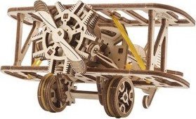 UGEARS Awionetka samolot Ugears - drewniany model mechaniczny do składania