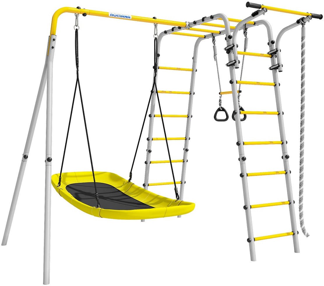 Plac zabaw Wesoła łąka | Drążek Lina Leżak huśtawka | 100 kg