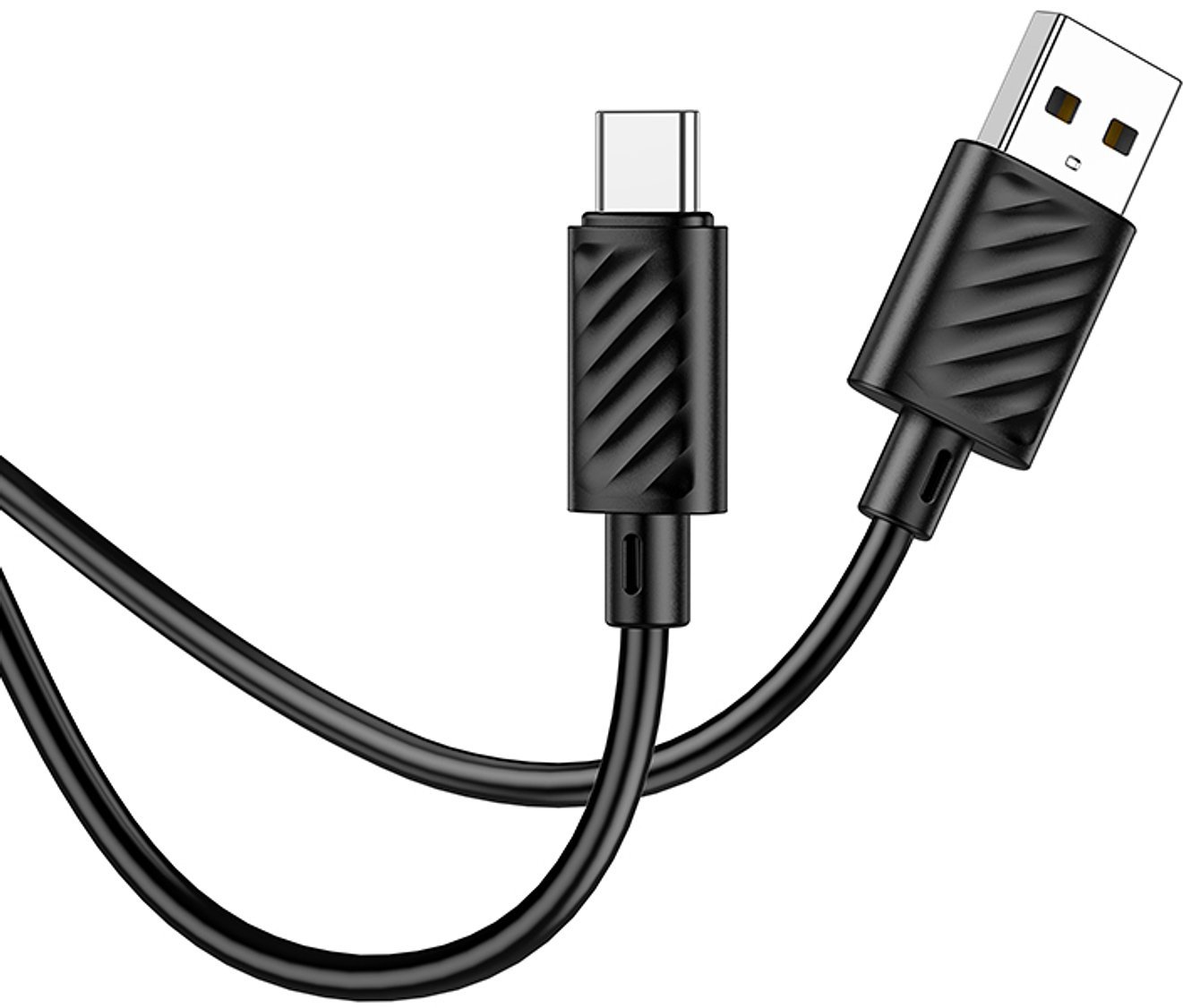 Kabel USB USB-A - USB-C 2 m Czarny (X88 AC 2M Black)