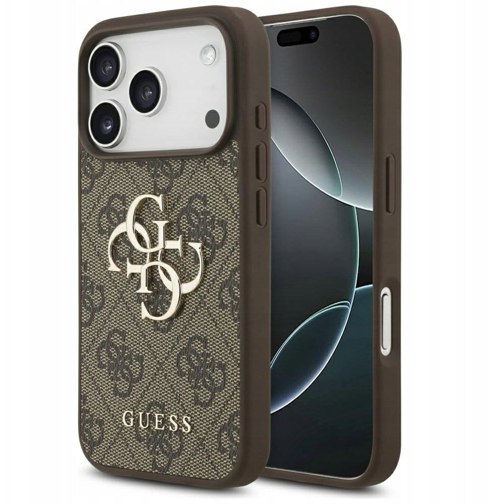 Guess Case 4G Big Logo for iPhone 17 Pro brown