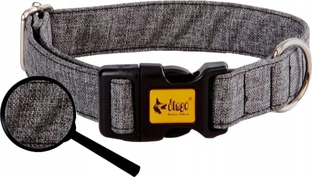 Dingo Dingo Obroża Scandi 2,0cm/45cm szara