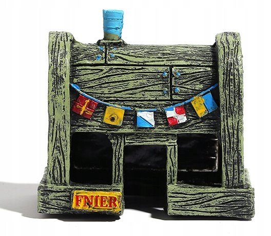 OZDOBA AKWARIOWA Domek Restauracja 9cm Akwarium