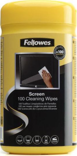 Fellowes Chusteczki nawilżane do czyszczenia ekranów 100 szt. (9970330)