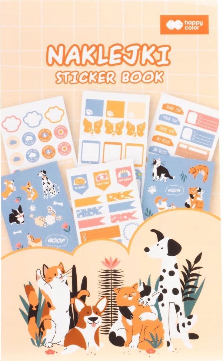 Naklejki Cat&Dog HAPPY COLOR