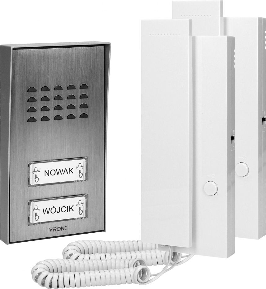 Orno Zestaw domofonowy 2-rodzinny, natynkowy, LUPI MULTI