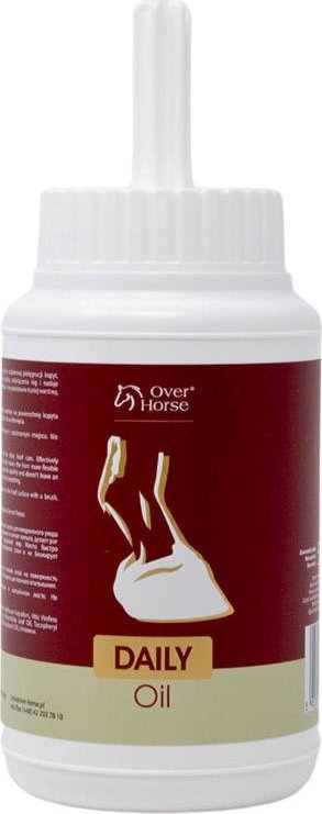 Over Horse Daily Oil olej do codziennej pielęgnacji kopyt dla koni 550 ml