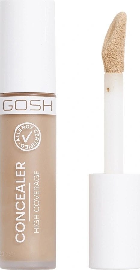 Gosh GOSH_Concealer High Coverage mocna kryjący korektor z aplikatorem 004 Natural 6ml