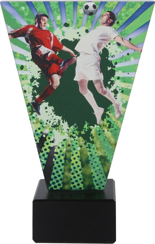 Tryumf Trofeum szklane piłka nożna Tryumf