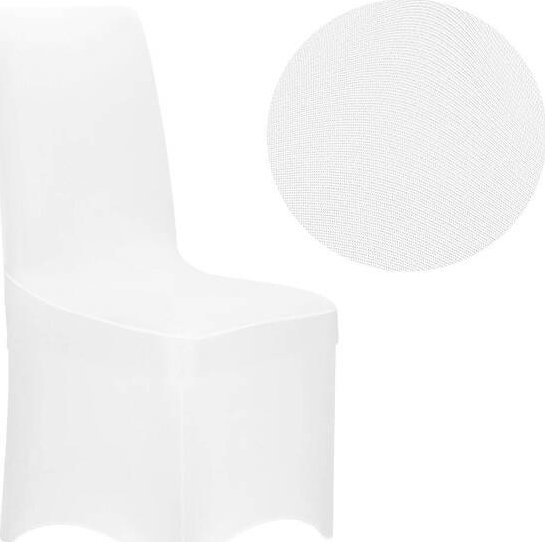 Springos Pokrowiec bankietowy na krzesło uniwersalny biały UNIWERSALNY
