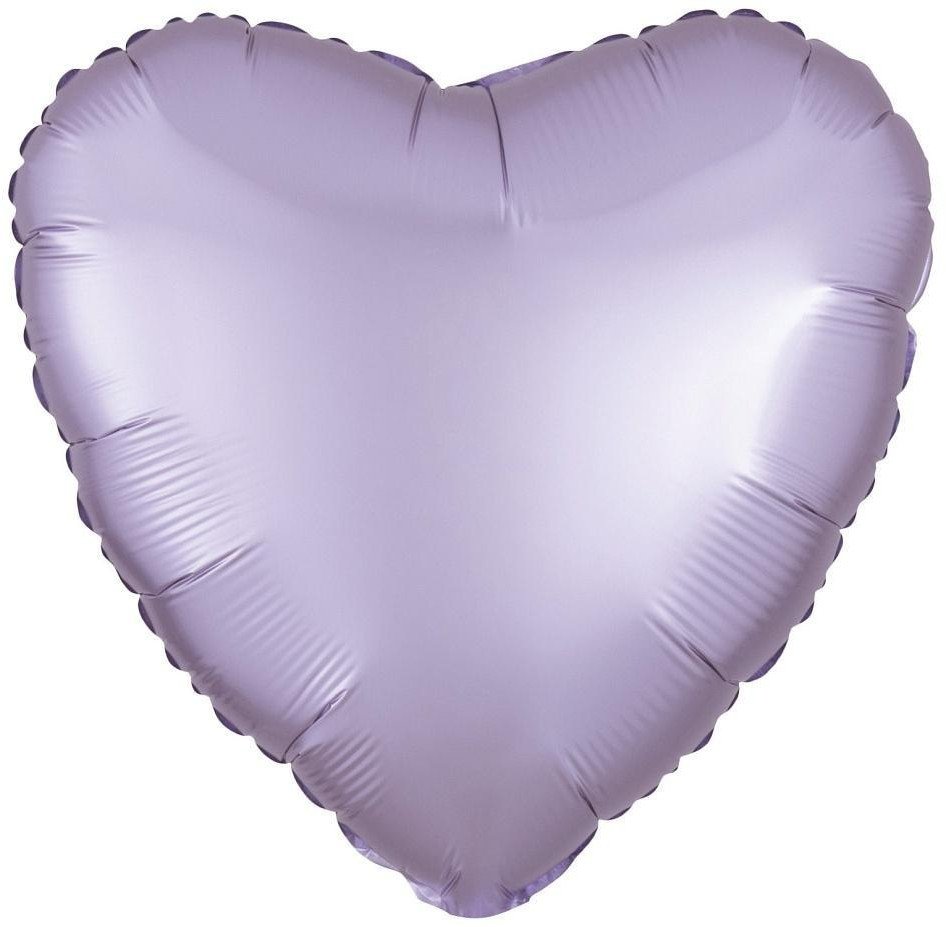 Balon foliowy Serce Satin Luxe Pastel Lilac