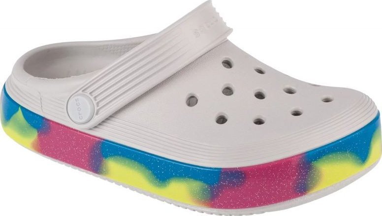 Crocs Crocs Off Court Glitter Band Kids Clog 209714-1FS białe 30/31