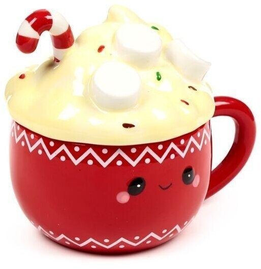 Kubek ceramiczny z przykrywką Hot Chocolate