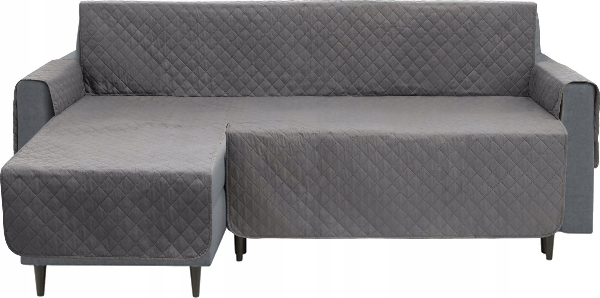 DOGGY 200 cm POKROWIEC PARIS NA NAROŻNIK PRAWY SZARY