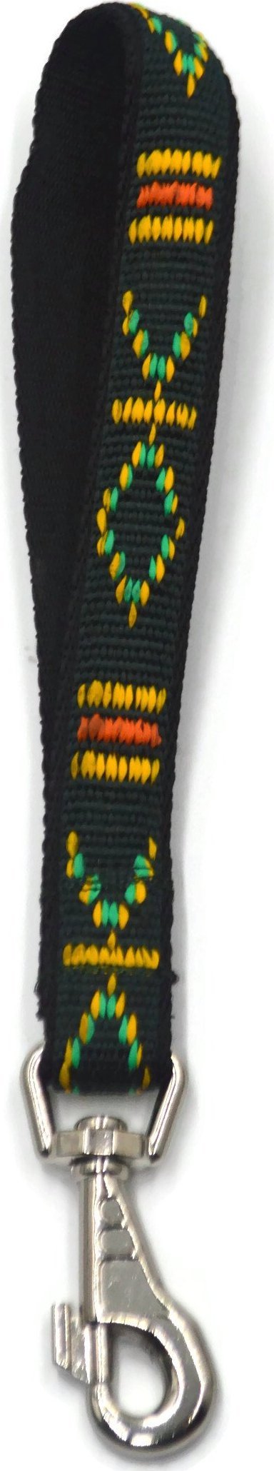 Alizoo Podwójna mocna rączka do obroży dla psa 25mm Indiański wzór - ALIZOO