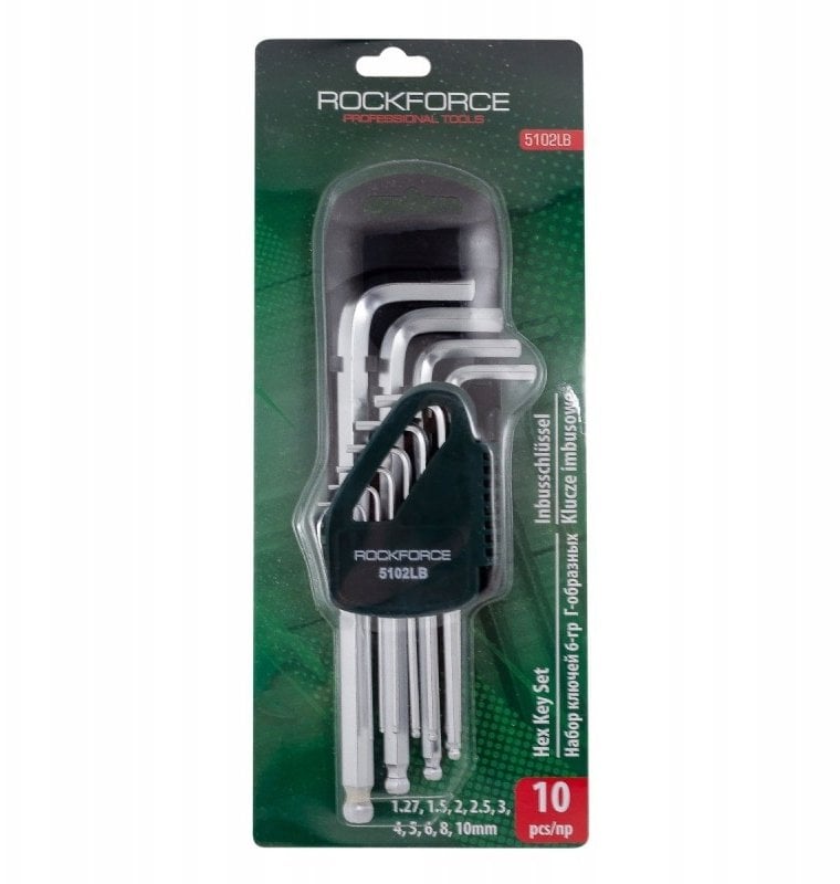 Zestaw kluczy IMBUS długich 10el. (1.27-10mm)