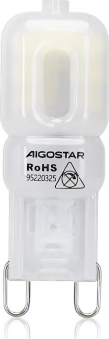 Aigostar Żarówka LED Mleczna Biel G9 2W zimna Koraliki Lampowe LED Mleczna Biel G9 2W