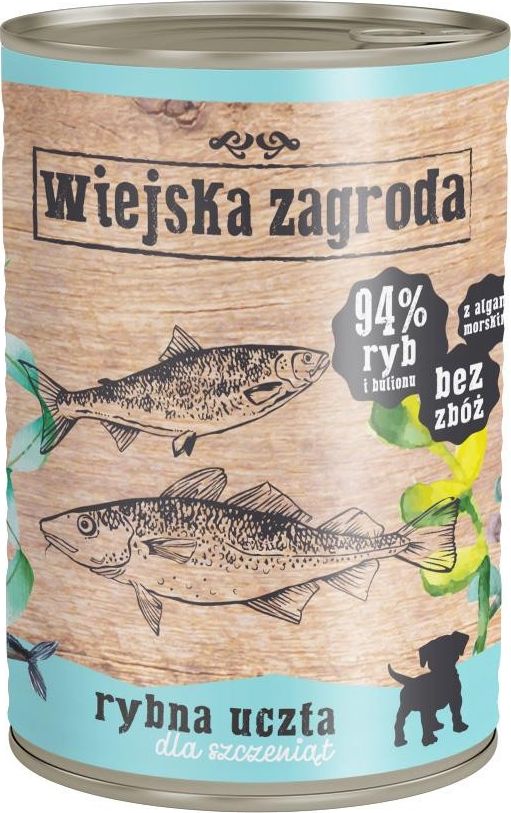Wiejska Zagroda Wiejska Zagroda dla szczeniąt Rybna uczta 400g