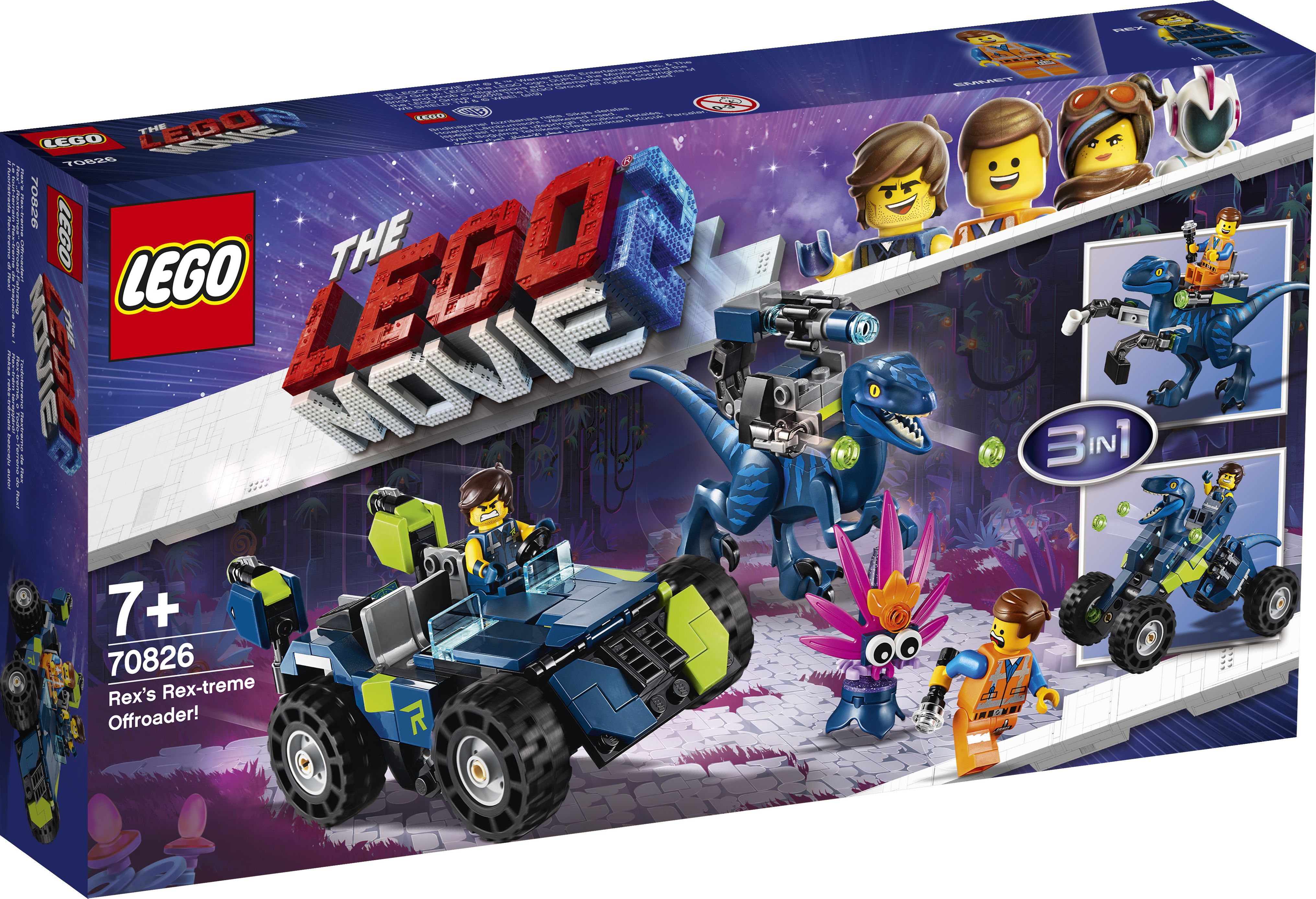 LEGO Movie 2 Terenówka Rexa (70826)