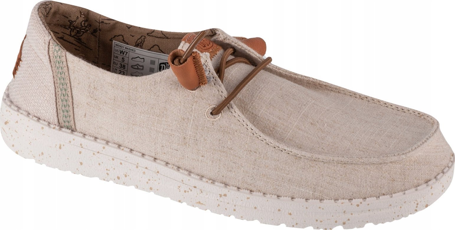 HEY DUDE Hey Dude Wendy Washed 40297-13R Beżowe 36
