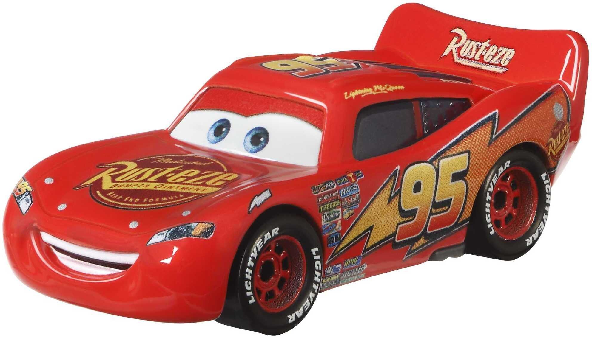 Mattel Pojazd Cars Zygzak McQueen z napisem